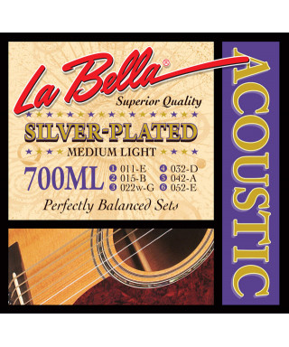 LaBella 700ML Muta di corde per chitarra acustica