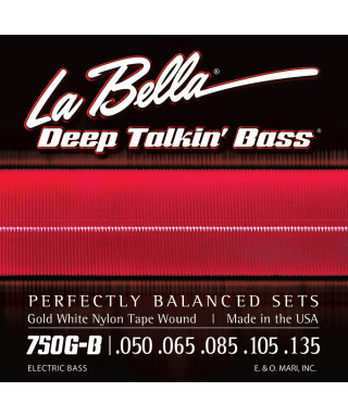 LaBella 750G-B Muta di corde lisce per basso 5 corde