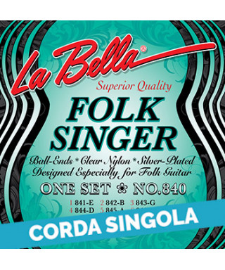 LaBella 844 4th - 840 Corda singola per chitarra classica