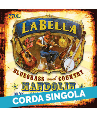 LaBella 772L 2nd - 770L .012 Corda singola per mandolino soprano
