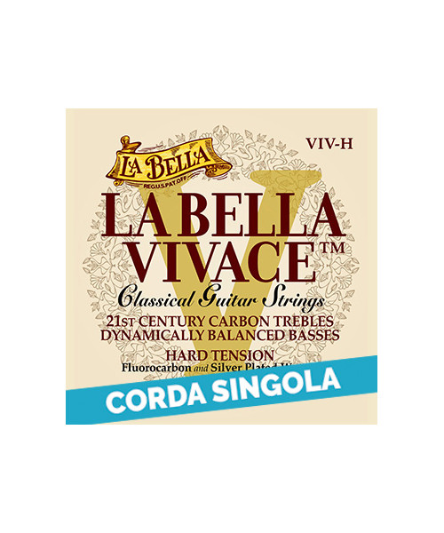 LaBella VIV-H4 4th - VIV-H Corda singola per chitarra classica