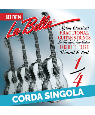 LaBella FG114-5 5th - FG114 Corda singola per chitarra classica 1/4