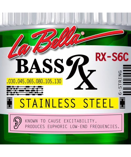 LaBella RX-S6C Muta di corde per basso 6 corde