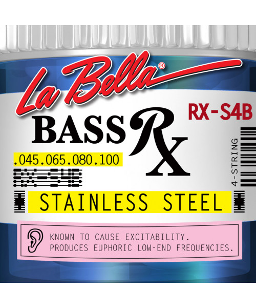 LaBella RX-S4B Muta di corde per basso 4 corde