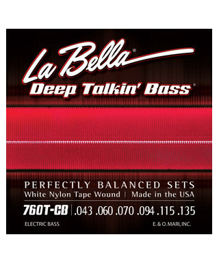 LaBella 760T-CB Muta di corde lisce per basso 6 corde