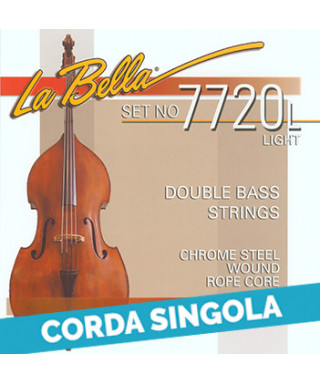 LaBella 7723L-A 3rd - 7720L Corda singola per contrabbasso