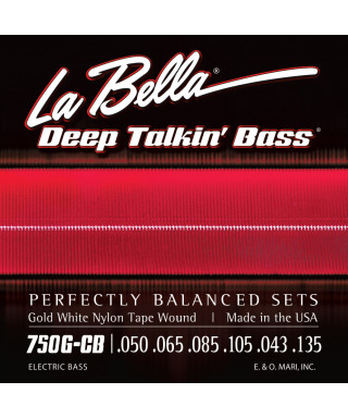 LaBella 750G-CB Muta di corde lisce per basso 6 corde