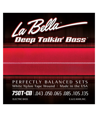 LaBella 750T-CB Muta di corde lisce per basso 6 corde