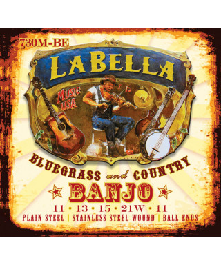 LaBella 730M-BE Muta di corde per banjo 5 corde