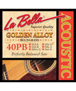 LaBella 40PB Muta di corde per chitarra acustica
