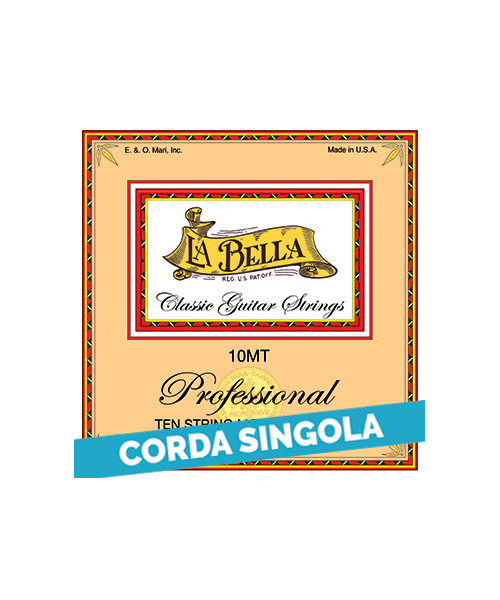 LaBella 19MT 9th - 10MT .040 Corda singola per chitarra classica 10 corde