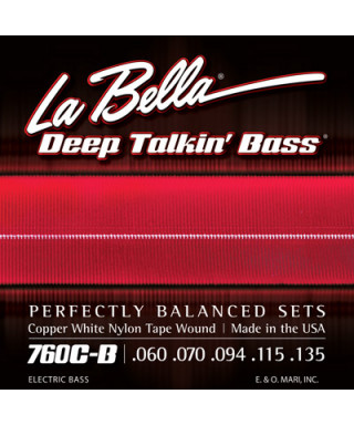 LaBella 760C-B Muta di corde lisce per basso 5 corde