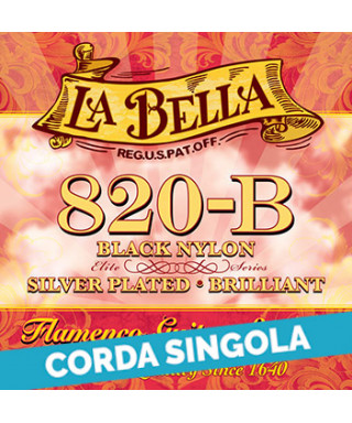 LaBella 822B 2nd - 820B Corda singola per chitarra classica flamenca