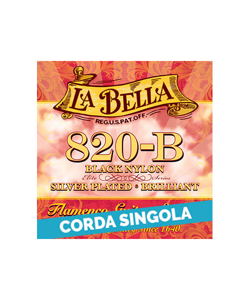 Label 822B 2nd - 820B single rope for classical guitar Flamenca
