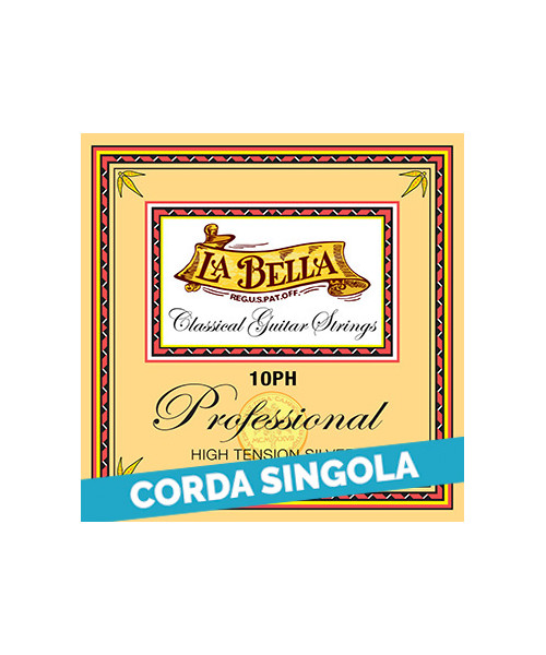 LaBella 12PH 2nd - 10PH Corda singola per chitarra classica