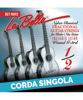 LaBella FG112-1 1st - FG112 Corda singola per chitarra classica 1/2