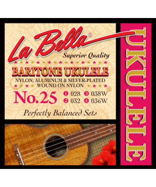 Label 25 strings wetsuit for baritone ukulele