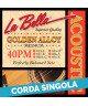 LaBella 41PM 1st - 40PM .014 Corda singola per chitarra acustica
