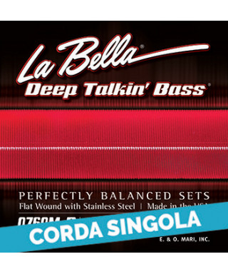 LaBella 0764M 4th - 0760M .110 Corda singola per basso