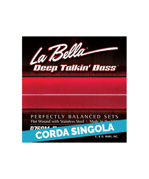 Label 0764m 4th - 0760m .110 single rope for bass