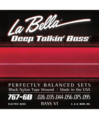 LaBella 767-6B Muta di corde per basso 6 corde - bass VI