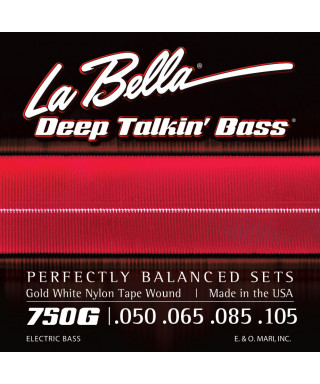 LaBella 750G Muta di corde lisce per basso 4 corde