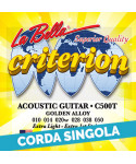 LaBella CGW020 3rd - C500T .020 Corda singola per chitarra acustica
