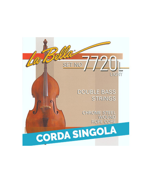 Label 7726m-CX L EX - 7720m single rope for double bass