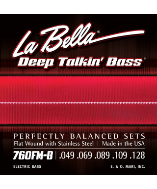 LaBella 760FM-B Muta di corde lisce per basso 5 corde