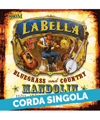 LaBella 882M 2nd - 880M .014 Corda singola per mandolino soprano