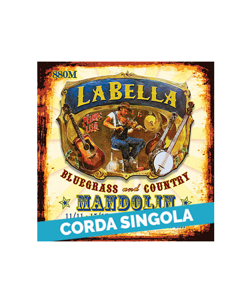 LaBella 882M 2nd - 880M .014 Corda singola per mandolino soprano