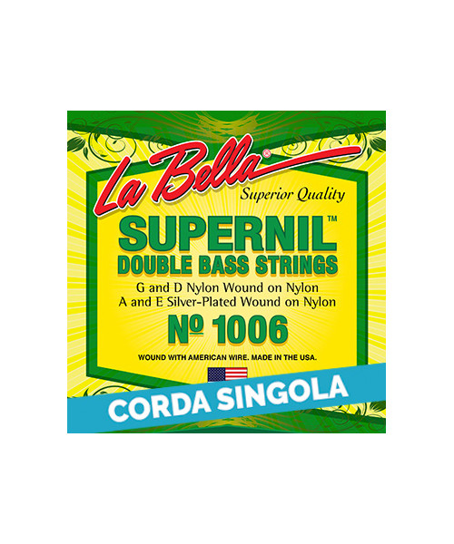 Label 1003-G g - Single rope for double bass