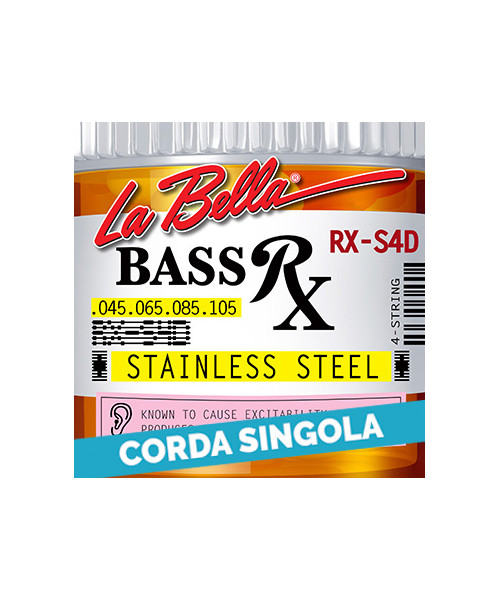 LaBella RX-S125 .125 - RX-S Corda singola per basso