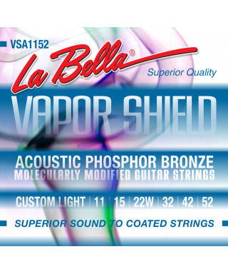 LaBella VSA1152-BORSA Muta di corde per chitarra acustica