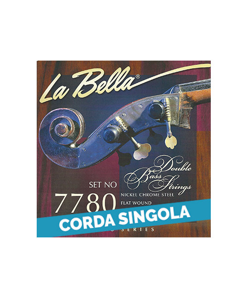 Label 7786-CX L EX - 7780 single rope for double bass