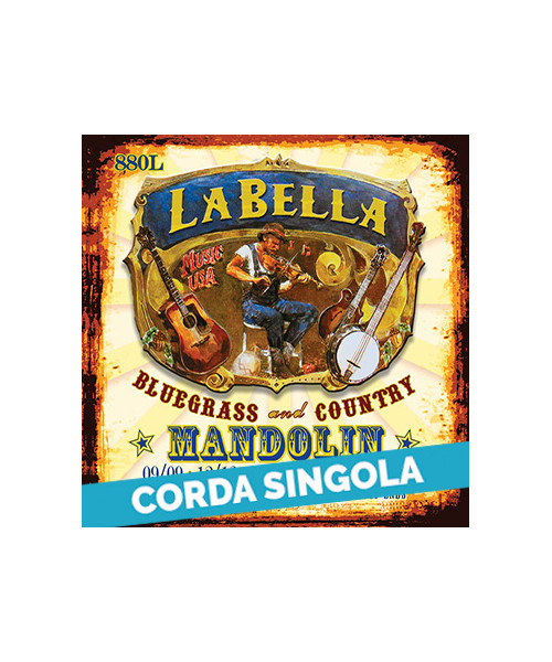 LaBella 881L 1st - 880L .009 Corda singola per mandolino soprano