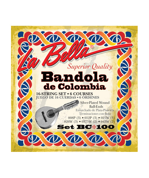 LaBella BC100 Muta di corde per bandola de Colombia