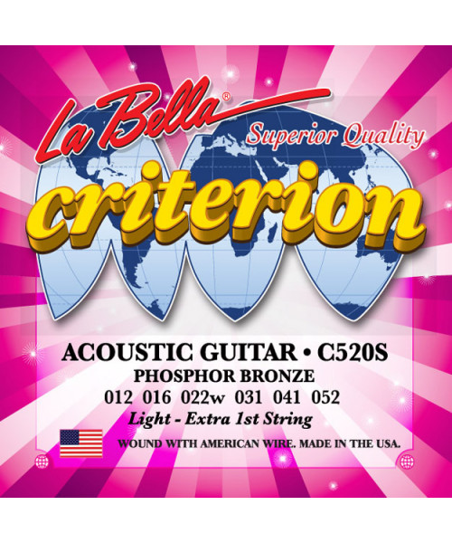 LaBella C520S Muta di corde per chitarra acustica