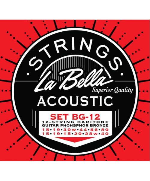Label BG-12 string wetsuits for acoustic guitar 12 baritone strings