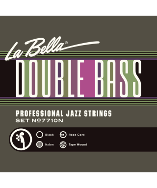 LaBella 7710NBB Muta di corde per contrabbasso Ampeg BB1 Baby Bass