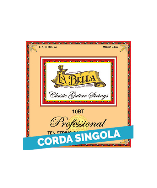 LaBella 19RT 9th - 10RT .054 Corda singola per chitarra classica 10 corde