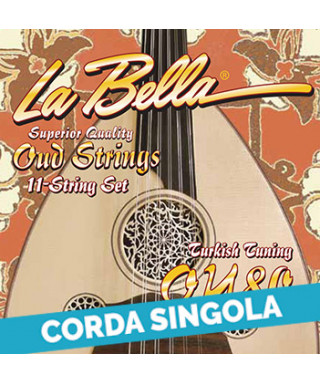 LaBella OU82-A 2nd - OU80A .032 Corda singola per oud arabo