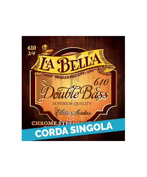 LaBella 614-E 4 - 610 - E Corda singola per contrabbasso