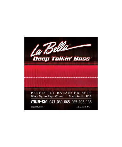 LaBella 750N-CB Muta di corde lisce per basso 6 corde