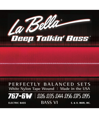 LaBella 767-6W Muta di corde per basso 6 corde - bass VI