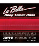LaBella 760FL-B Muta di corde lisce per basso 5 corde