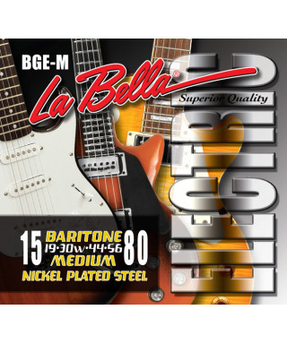 LaBella BGE-M Muta di corde per chitarra elettrica baritona