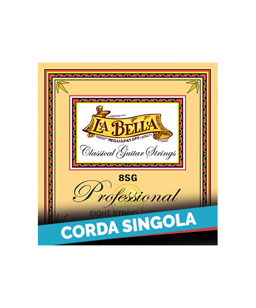 LaBella 8SG-7 7th - 8SG Corda singola per chitarra classica 8 corde