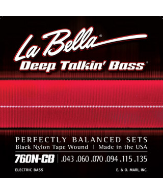 LaBella 760N-CB Muta di corde lisce per basso 6 corde