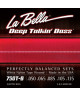 LaBella 750T-B Muta di corde lisce per basso 5 corde